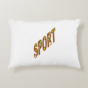 Coussin décoratif  enfants SPORT CHOCOLAT  BONBONS