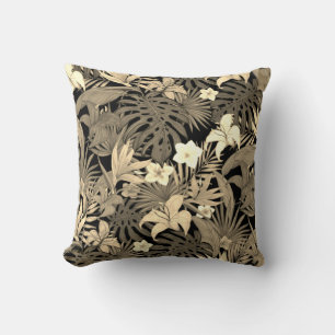 Coussin décoratif Fleurs & Feuilles de Palmier dan
