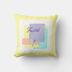 Coussin décoratif 'Foi, croire'