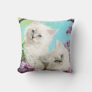 Coussin décoratif Kitten blanc