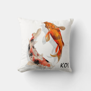 Coussin décoratif-KOI Poisson