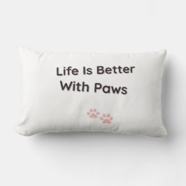 Coussin Décoratif « La Vie Est Meilleure Avec Des 