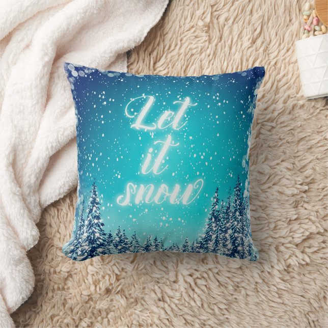 Coussin Décoratif laissez-le neiger Cristal Parties scinti (Couverture)