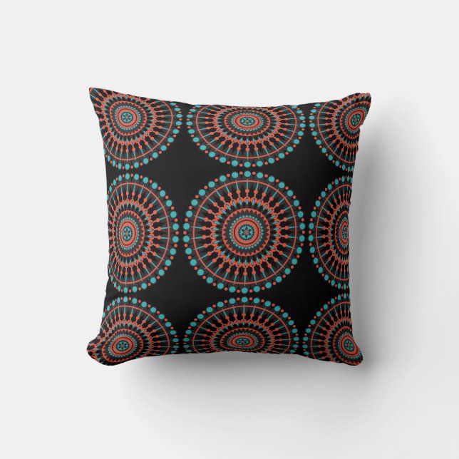 Coussin décoratif mandala (Recto)