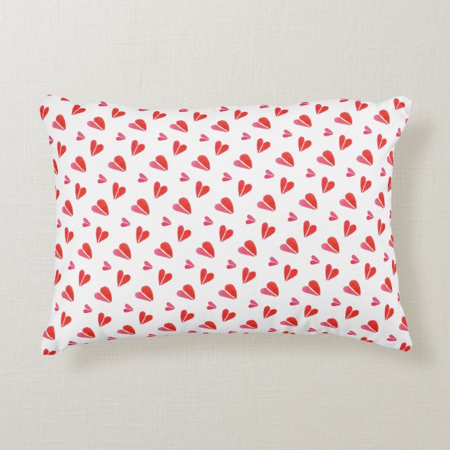 COUSSIN DÉCORATIF MINI COEURS Accent (Devant)