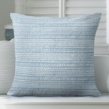 Coussin décoratif minimaliste bleu clair