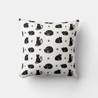Coussin décoratif motif Chats en carrelage – Pour