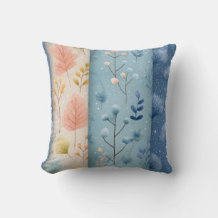 Coussin décoratif Panneaux botaniques scandinaves 