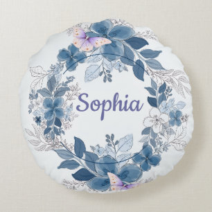 Coussin décoratif Papillon Floral
