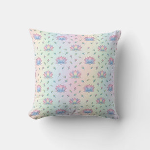 Coussin décoratif Pastel Lotus - Floral de rêve