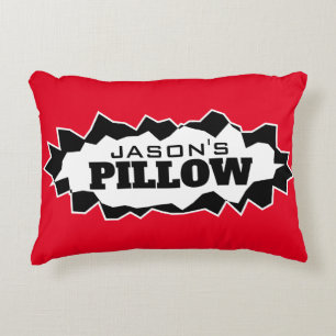  Coussin décoratif personnalisé avec un trou déchi
