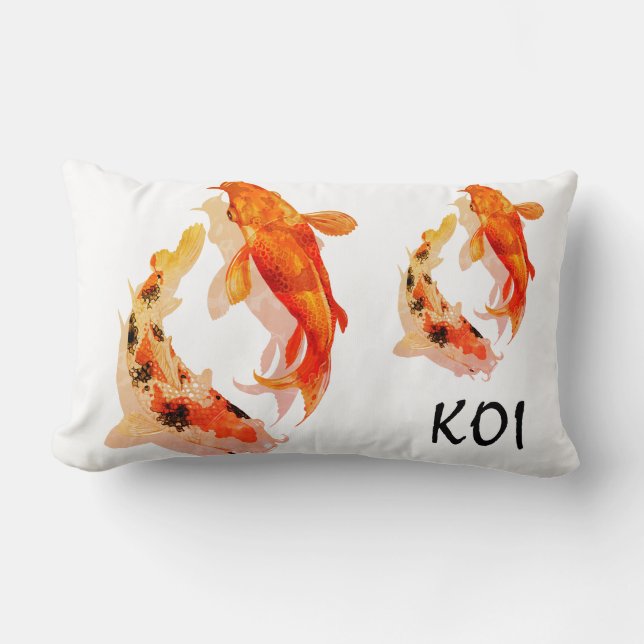 Coussin décoratif - Poisson KOI (Recto)