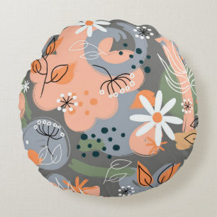 Coussin décoratif rond (40,6 cm)