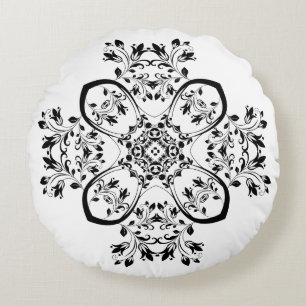 Coussin décoratif rond (40,6 cm)