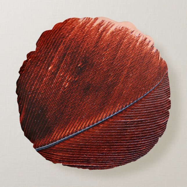 Coussin décoratif rond (40,6 cm) (Devant)