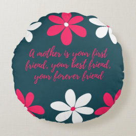 Coussin décoratif rond (40,6 cm)