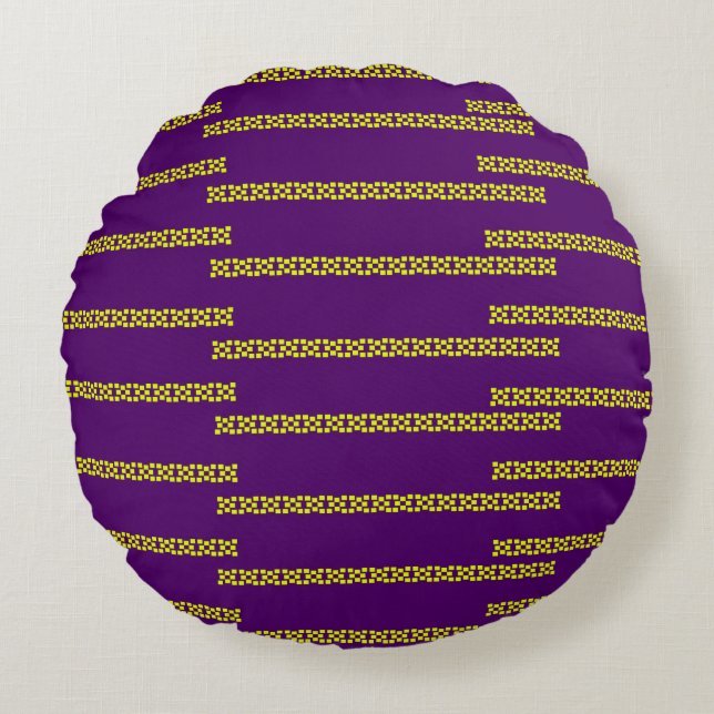 Coussin décoratif rond (40,6 cm) (Devant)