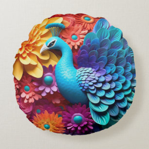 Coussin décoratif rond (40,6 cm)