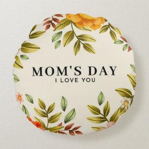 Coussin décoratif rond (40,6 cm)