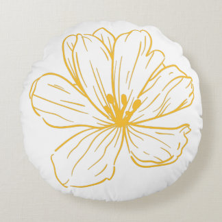 Coussin décoratif rond (40,6 cm)