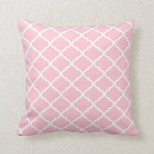 Coussin décoratif rose-clair de Quatrefoil
