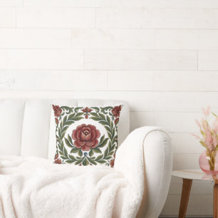 Coussin décoratif Rosemaling