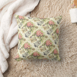 Coussin décoratif thème français vintage Paris