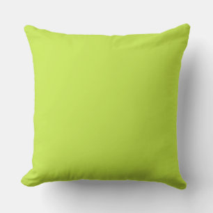 Coussin décoratif vert citron 20" x 20"