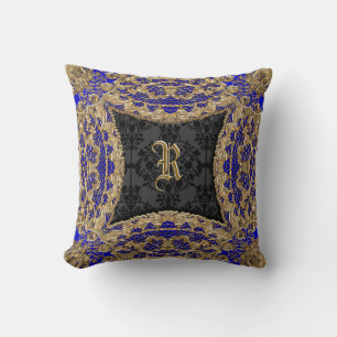 Coussin décoratif victorien Kashmid Nil