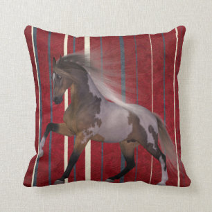 Coussin décoration à cheval pour la chambre à coucher d
