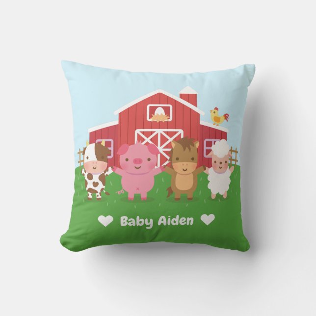 Coussin Décoration de chambre de nurserie pour enfants ave (Recto)