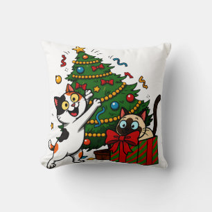 Coussin Décoration de l'arbre de Noël