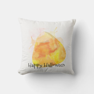 Coussin Décoration de maison d'Halloween en bonbons en aqu