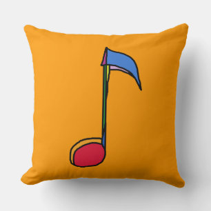 Coussin décoration des chambres idée musique