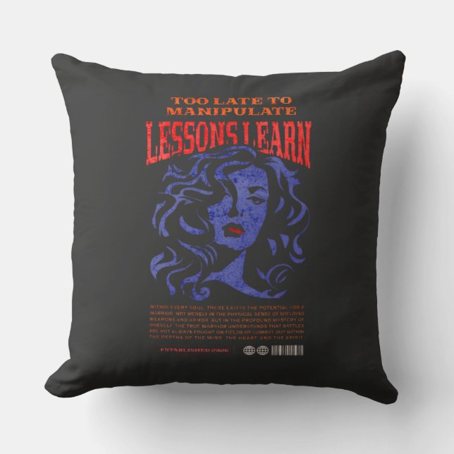 COUSSIN DÉCORATION D'INTÉRIEUR MANIPULER LEÇONS APPRISES C (Recto)