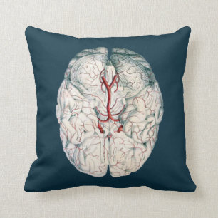 Coussin Décoration étrange du cerveau Vintage
