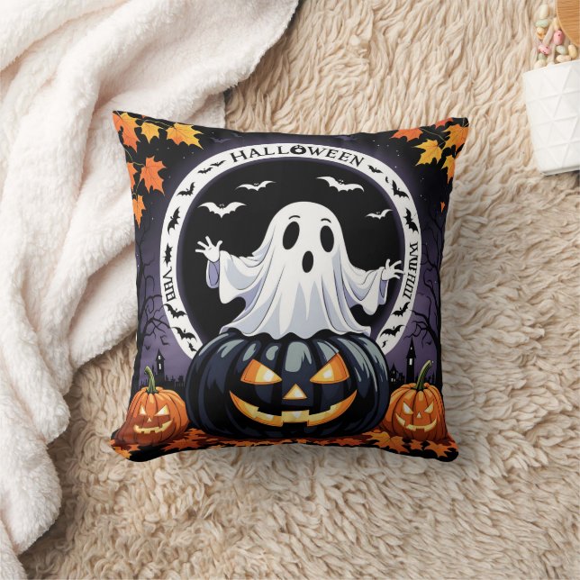 Coussin Décoration fantôme éffrayante pour la nuit d'Hallo (Couverture)
