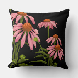 Coussin décoration fleurie