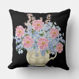 Coussin décoration fleurie