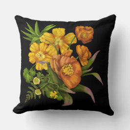 Coussin décoration fleurie