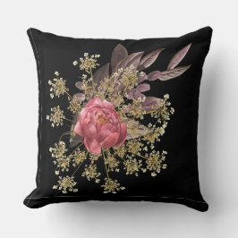 Coussin décoration fleurie