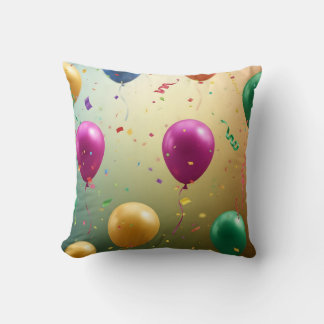 Coussin Décoration Joyeux Anniversaire