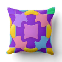 Décoration moderne abstraite géométrique violette