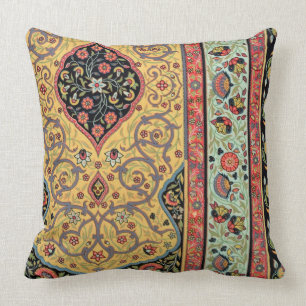 Coussin Décoration persane, plat XXV 'd'Orn polychrome