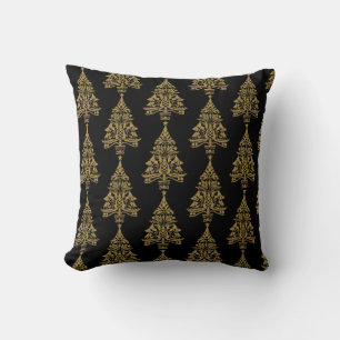 Coussin Décorations scandinaves nordiques d'arbres de Noël