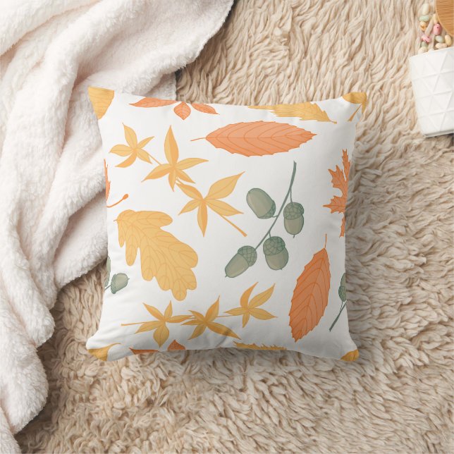 Coussin decorative cushion autumn season flowers (Couverture)