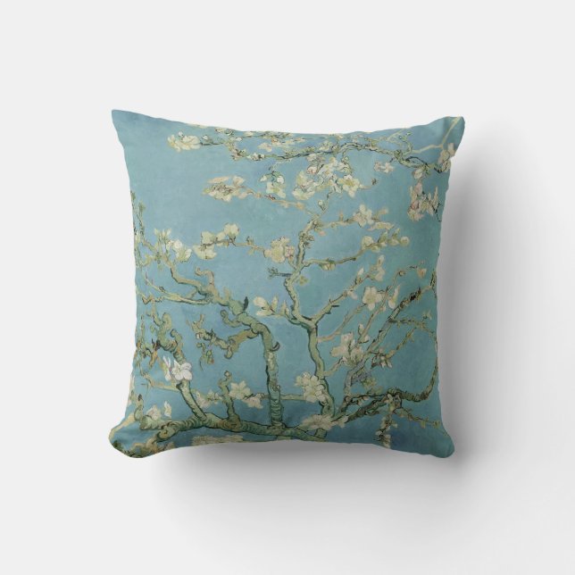 Coussin Décossements : Les fleurs d'amande de Van Gogh (Recto)