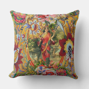 Coussin Déesse vintage de Bohême