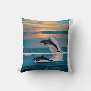 Coussin Défi dans le bleu profond