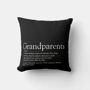 Coussin Définition des meilleurs grands-parents du monde